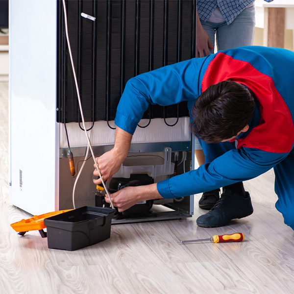 do you offer any guarantee or warranty on your refrigerator repair services in Grainfield